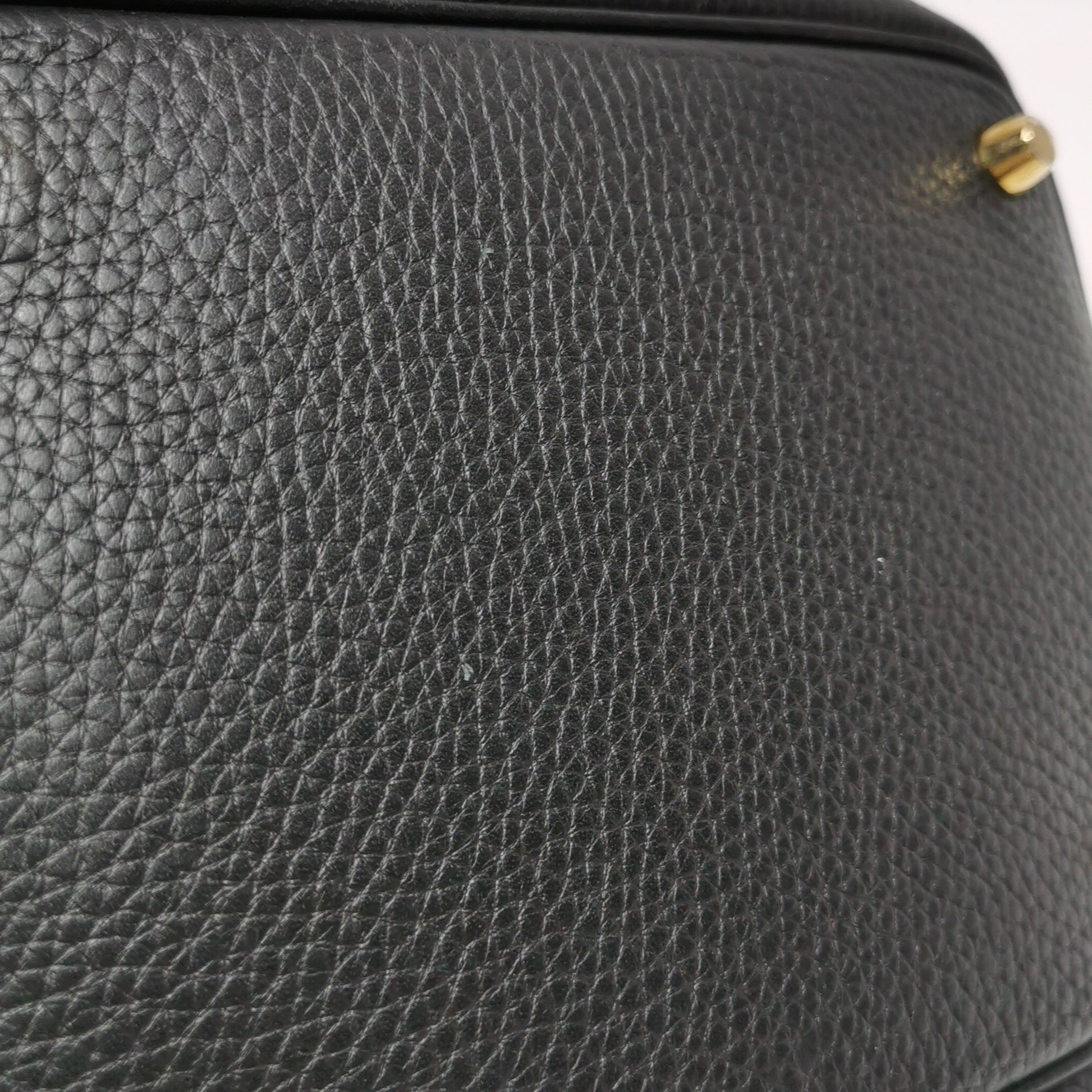 Hermès Picotin 18 Clemence Black GHW