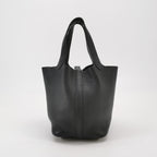 Hermès Picotin 18 Black Taurillon Clemence