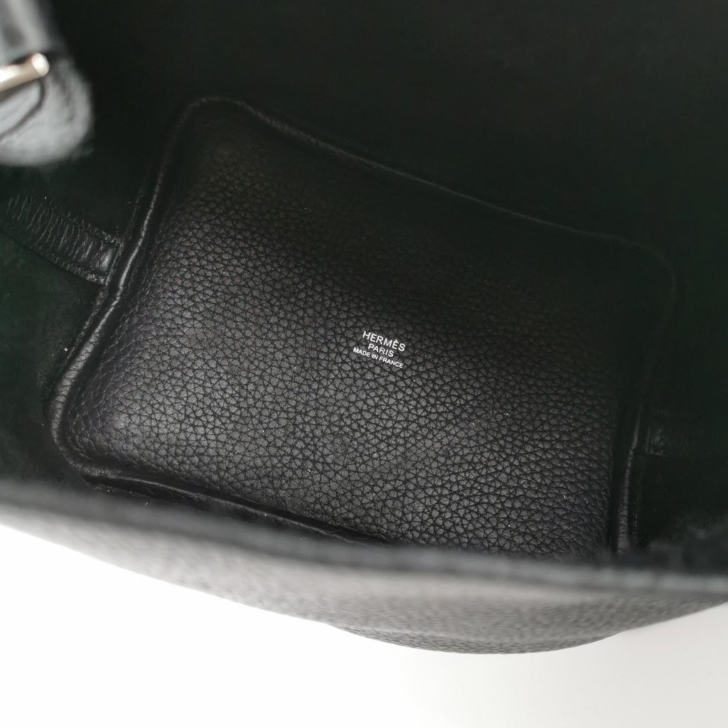 Hermès Picotin 18 Black Taurillon Clemence