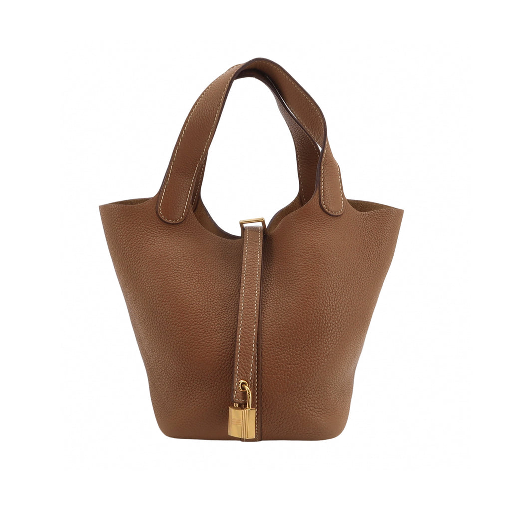 Hermes Picotin 18 Gold GHW