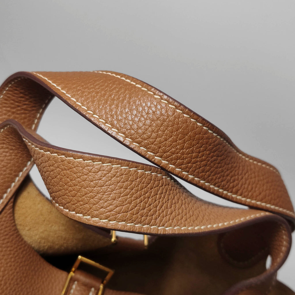 Hermes Picotin 18 Gold GHW