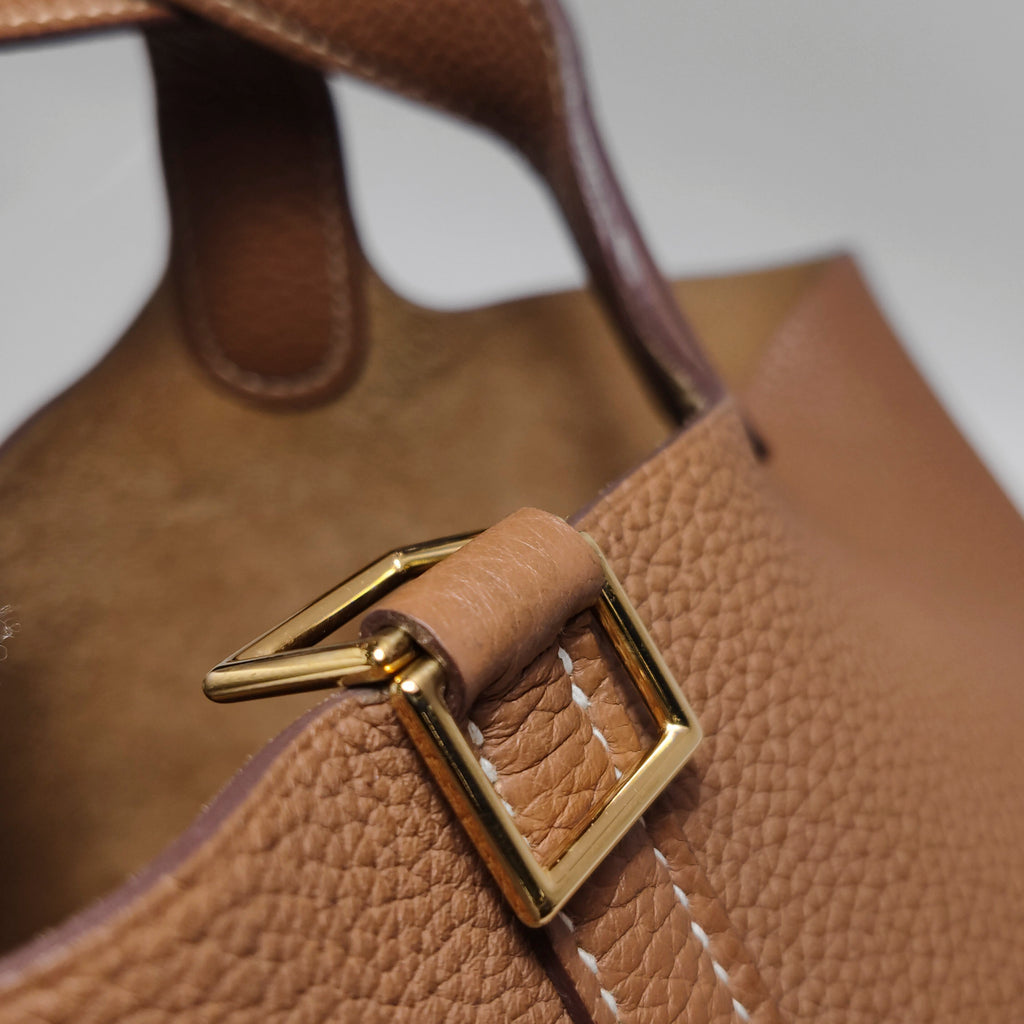 Hermes Picotin 18 Gold GHW