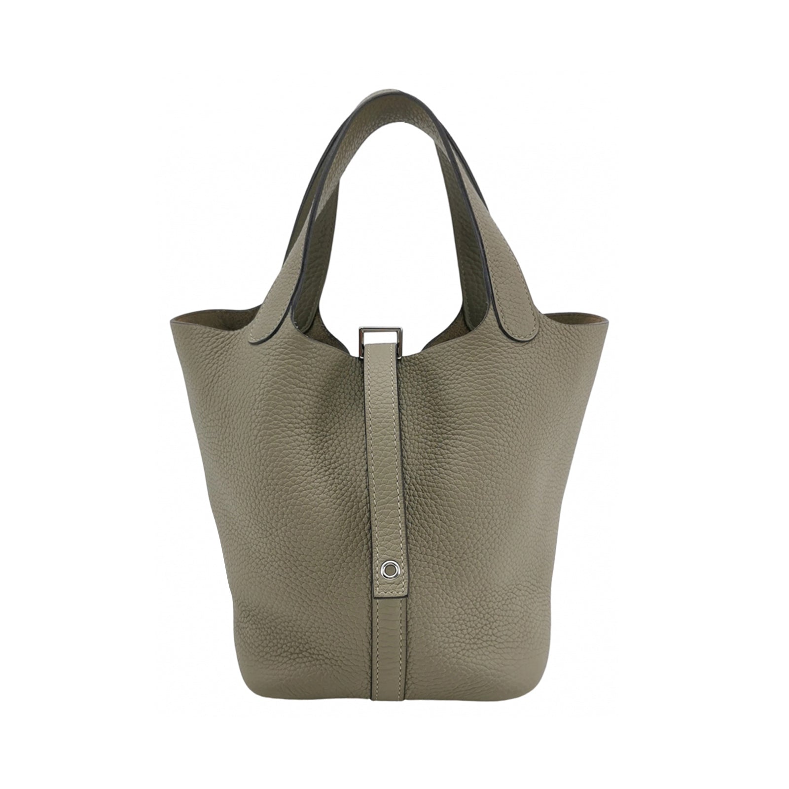 Hermes Picotin 18 Sauge Green SHW