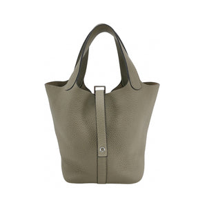 Hermes Picotin 18 Sauge Green SHW