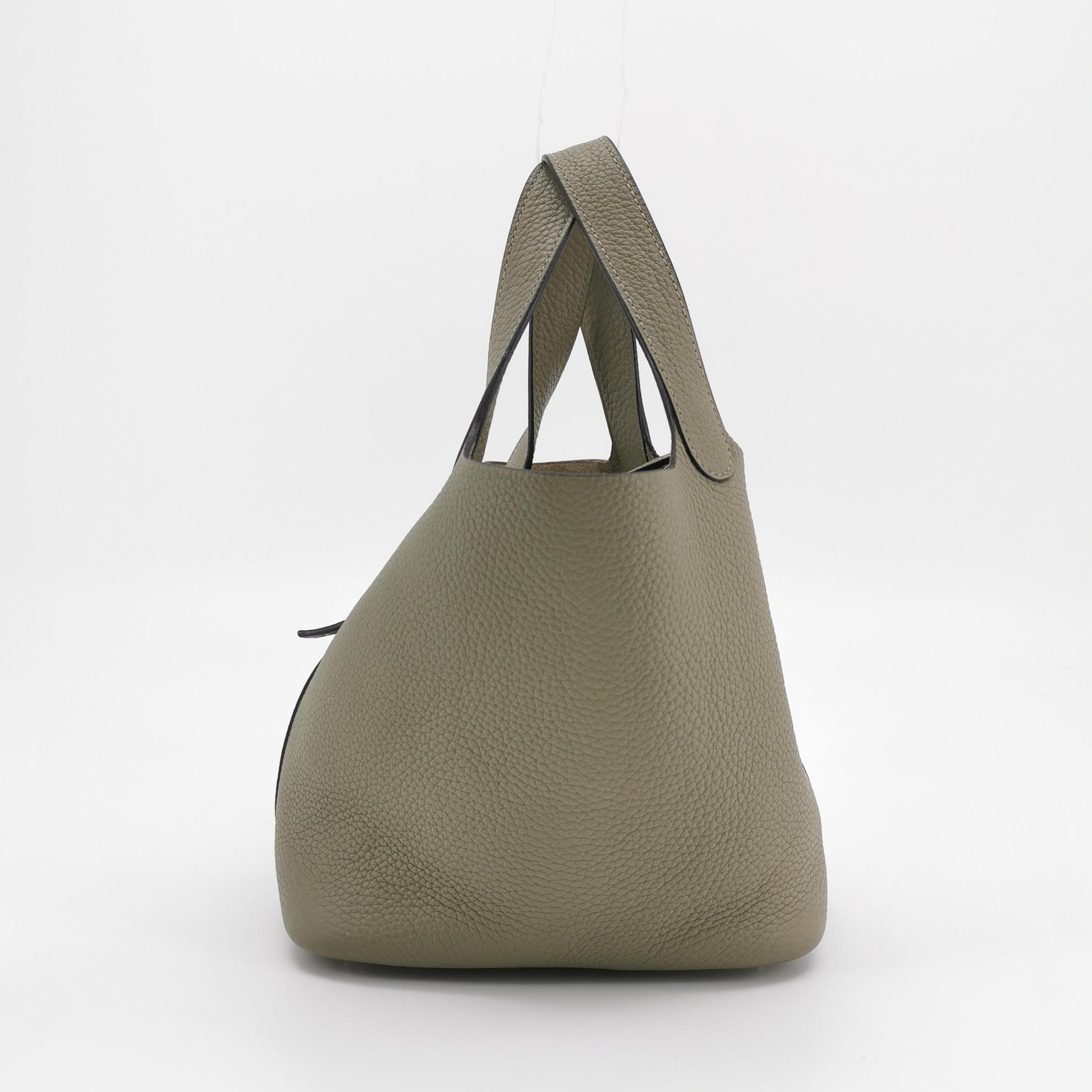 Hermes Picotin 18 Sauge Green SHW