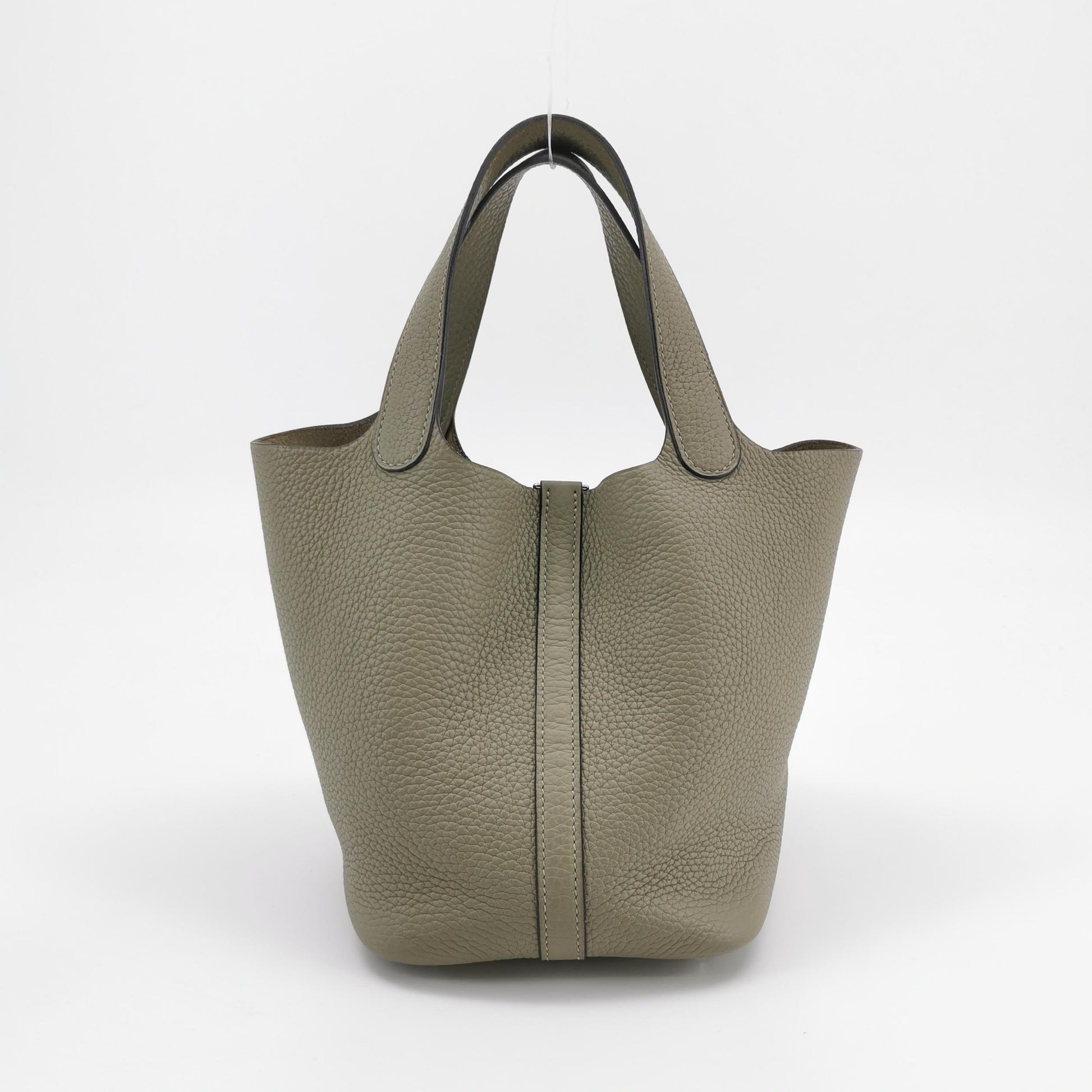 Hermes Picotin 18 Sauge Green SHW