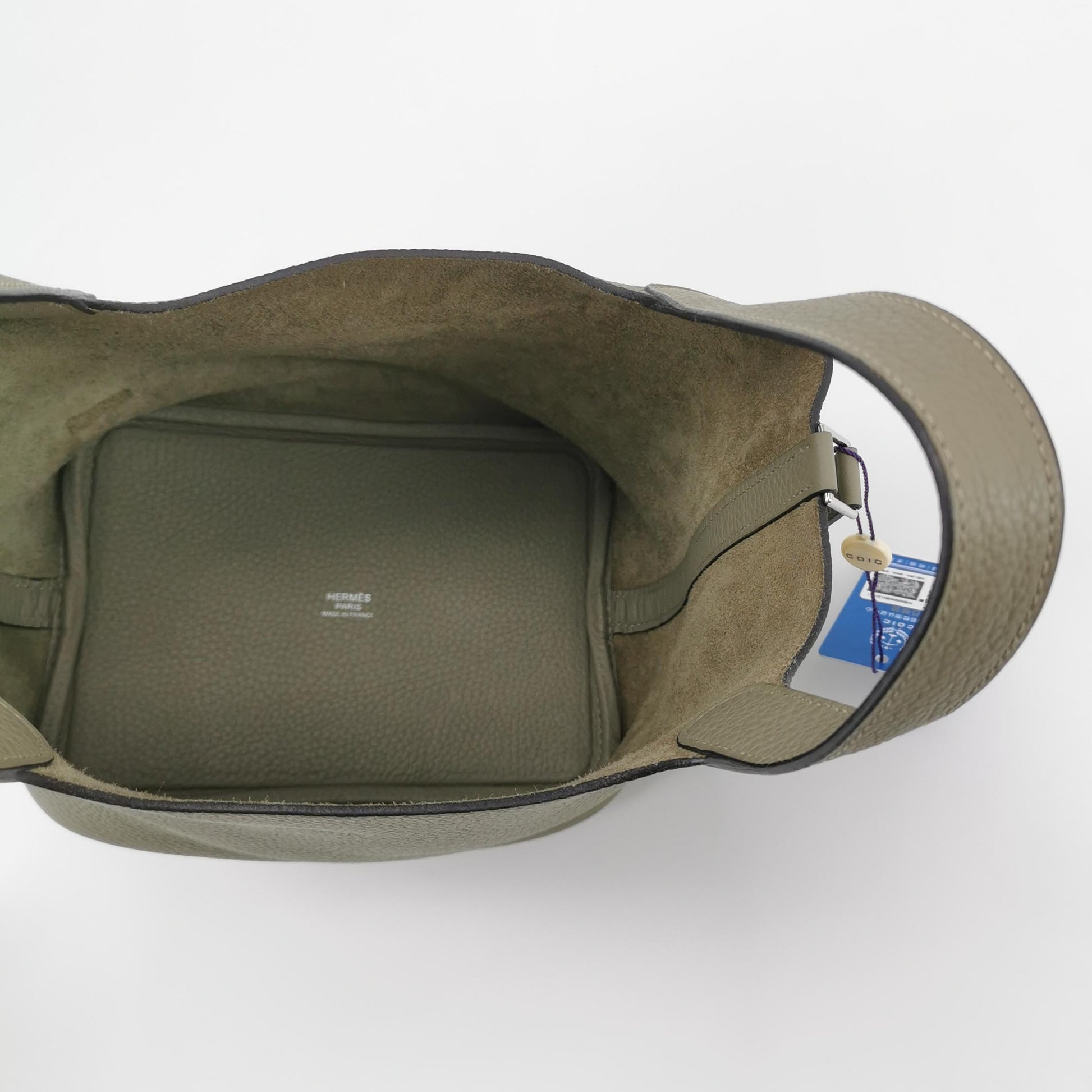 Hermes Picotin 18 Sauge Green SHW