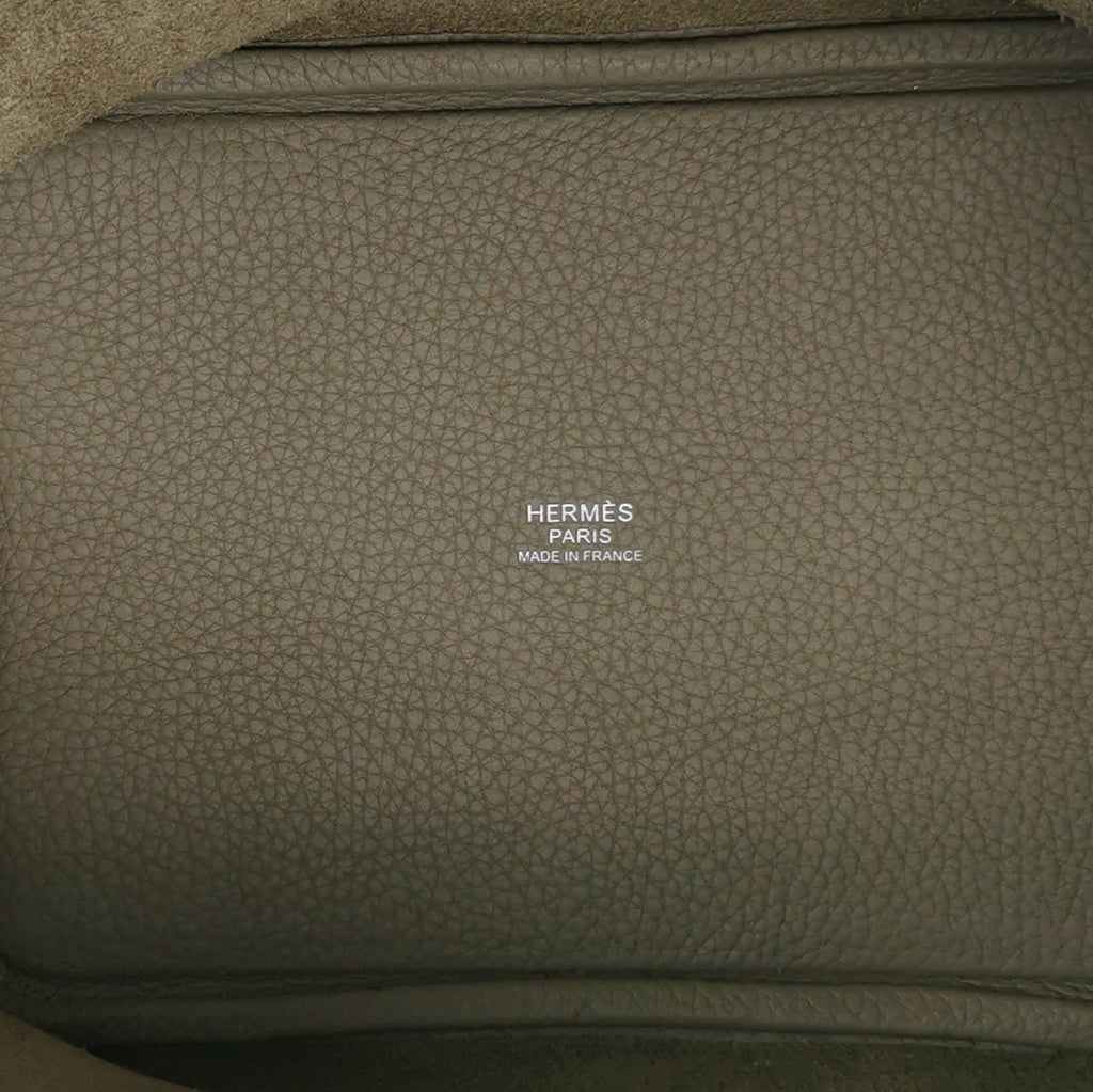 Hermes Picotin 18 Sauge Green SHW