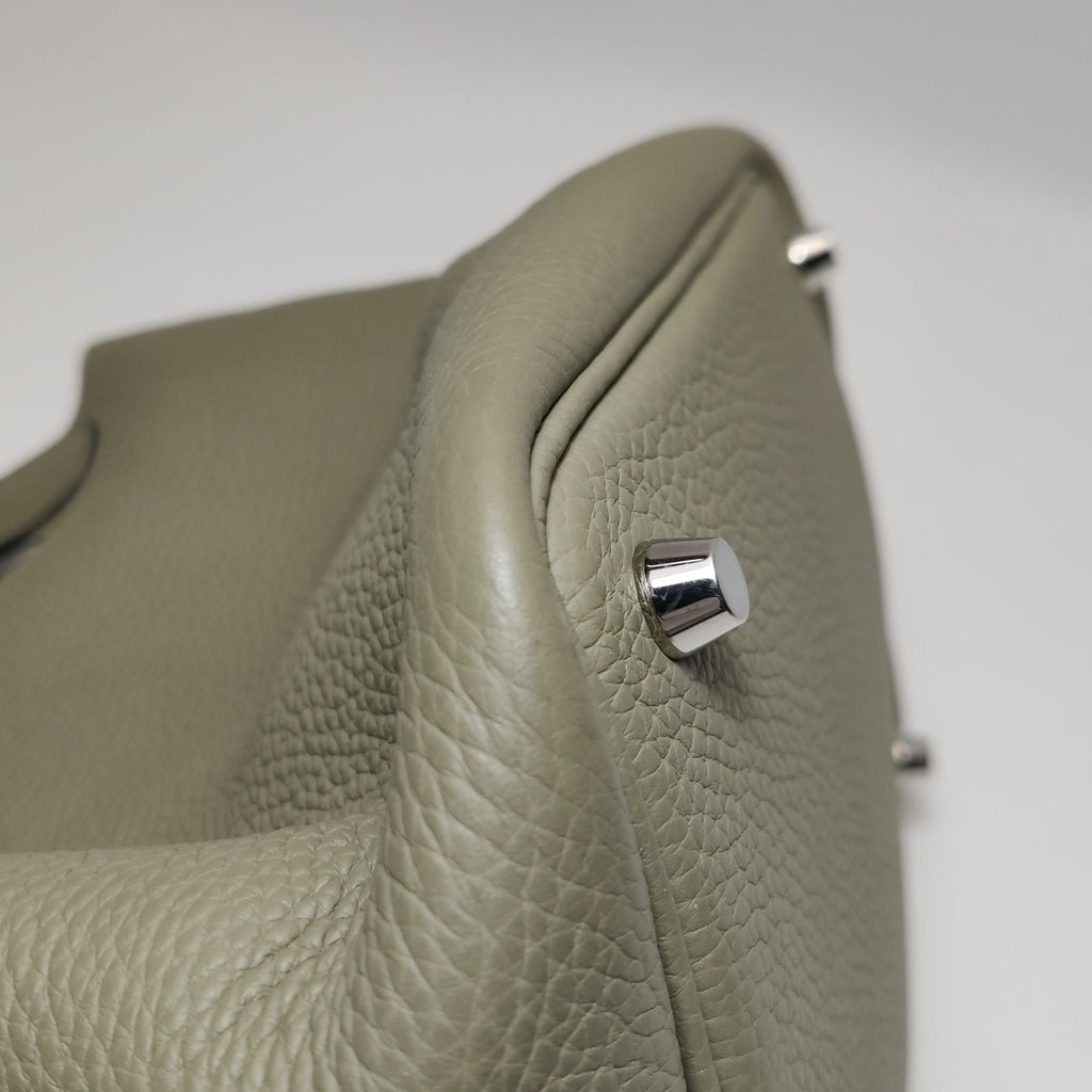 Hermes Picotin 18 Sauge Green SHW