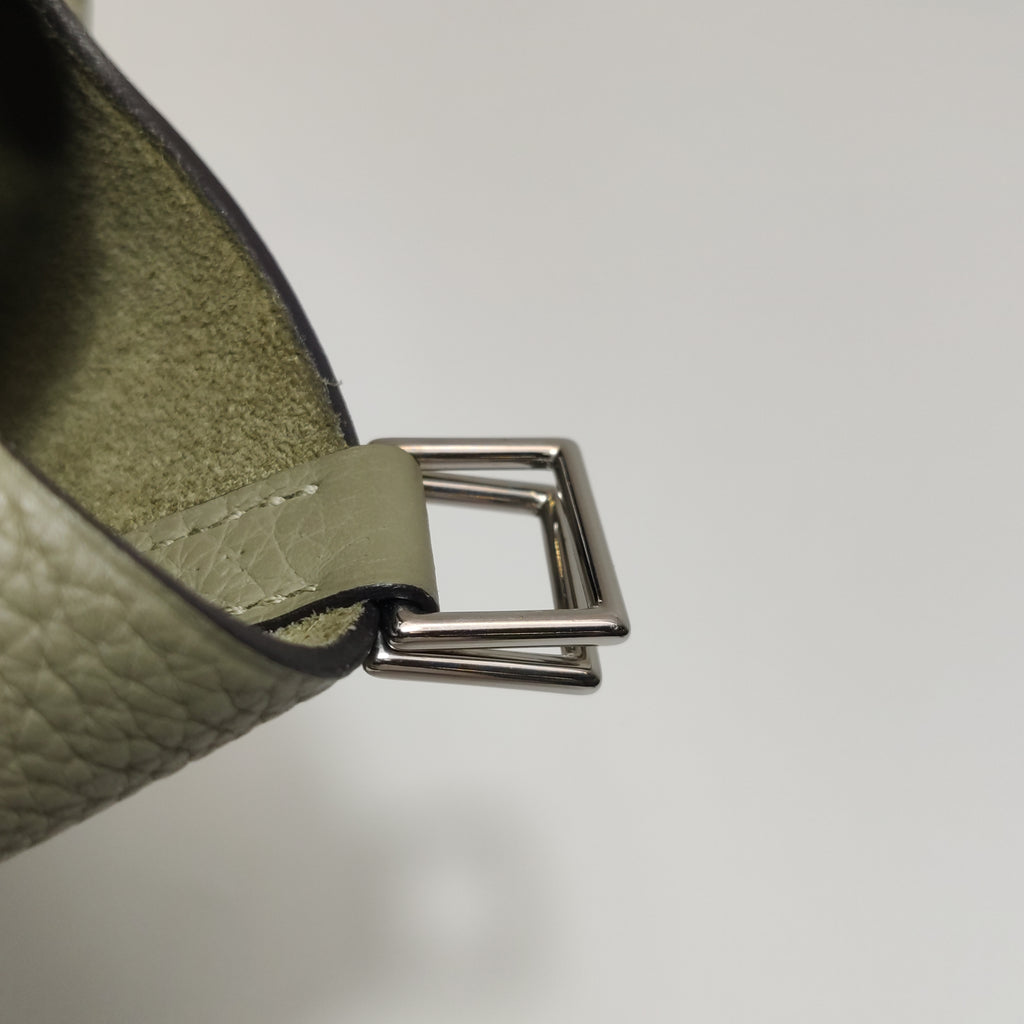 Hermes Picotin 18 Sauge Green SHW
