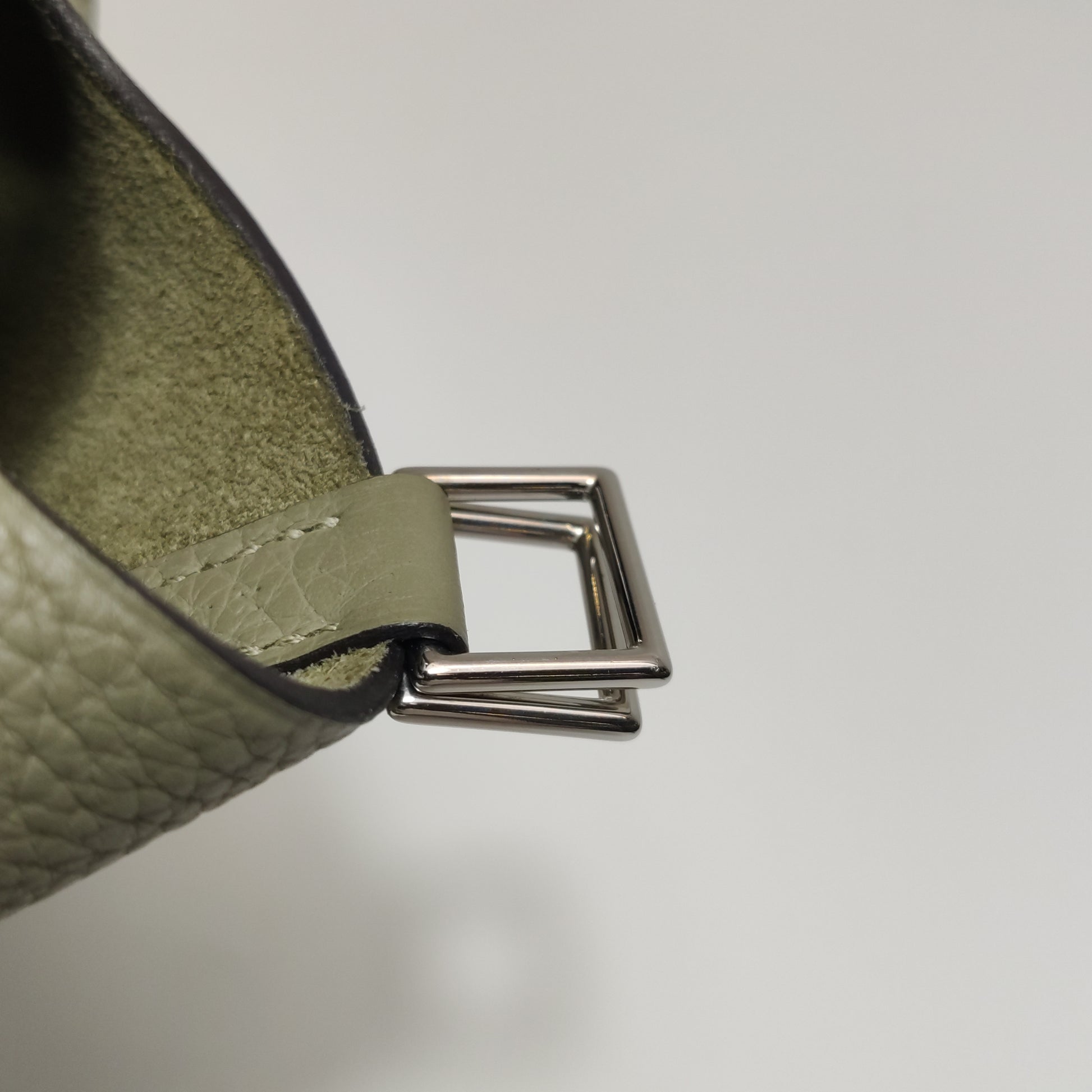 Hermes Picotin 18 Sauge Green SHW