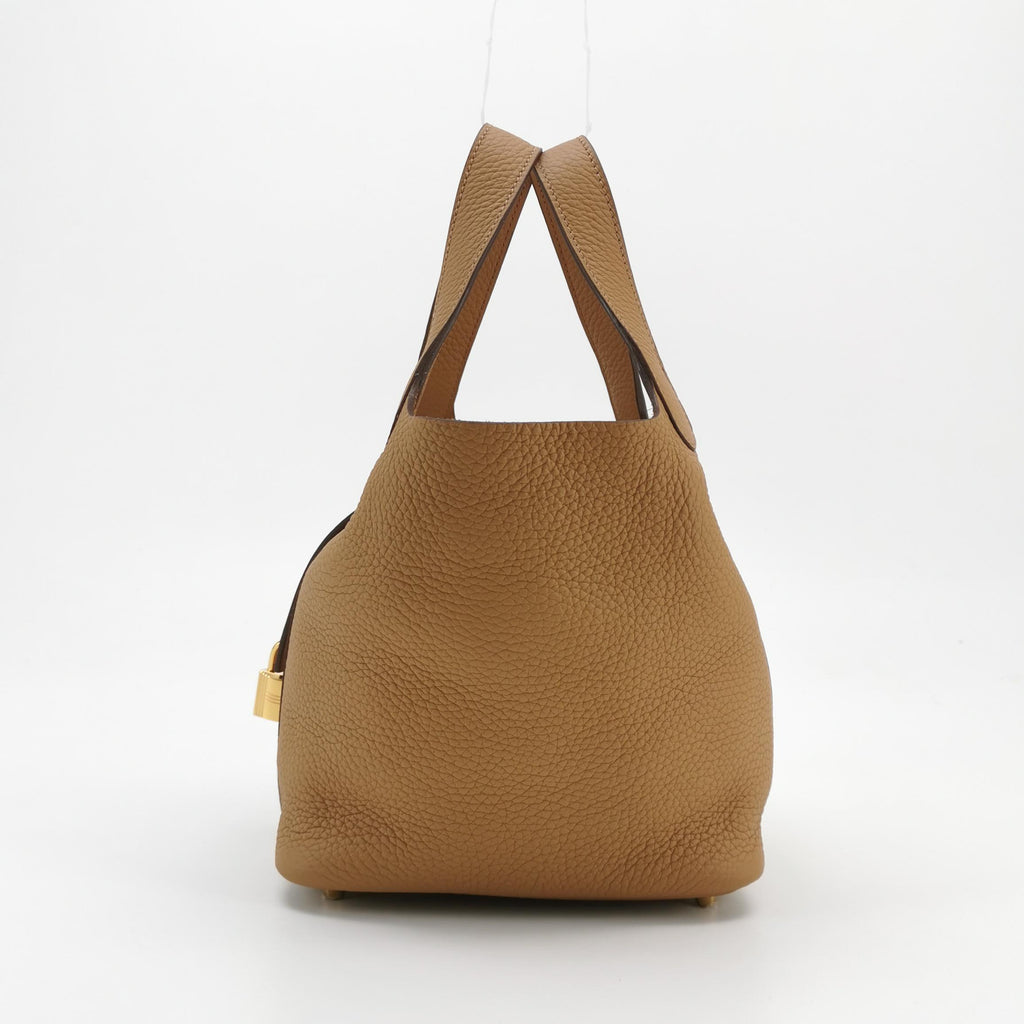 Hermès Picotin 18 Biscuit Taurillon Clemence