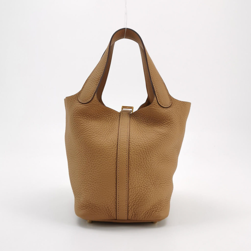 Hermès Picotin 18 Biscuit Taurillon Clemence