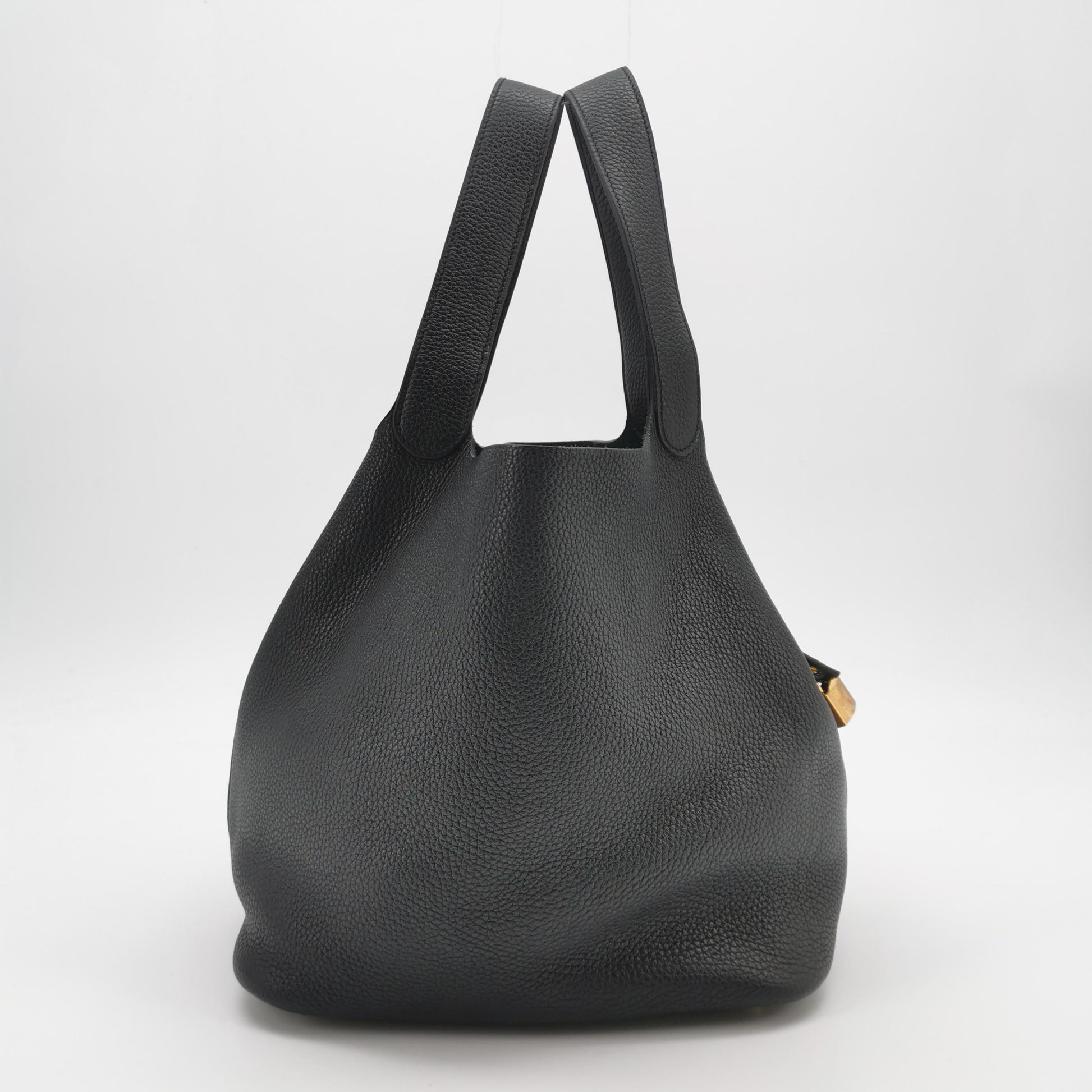 Hermès Picotin 26 Clemence Black GHW