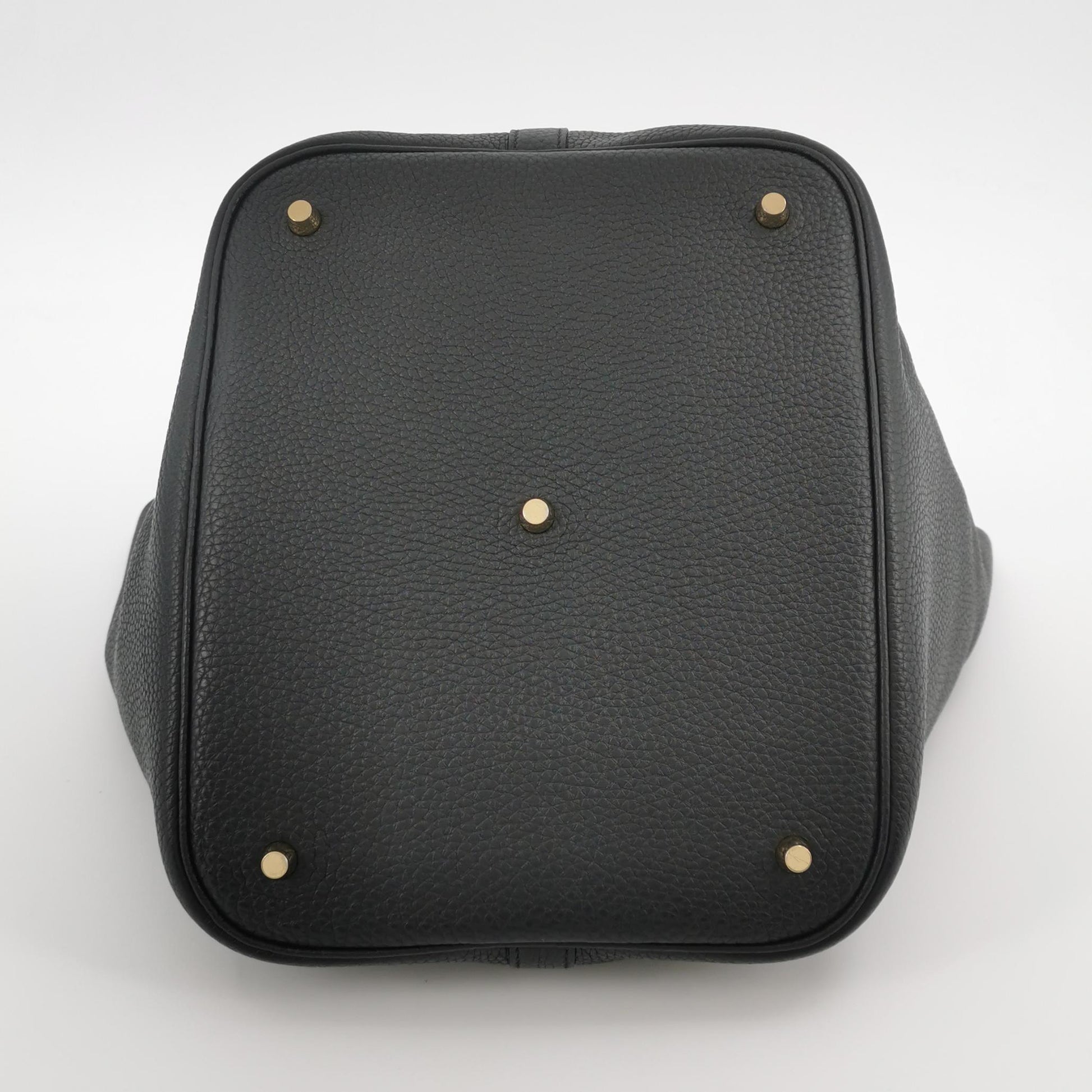 Hermès Picotin 26 Clemence Black GHW