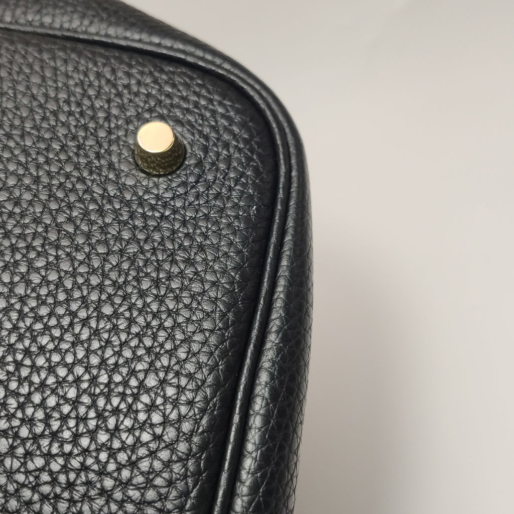 Hermès Picotin 26 Clemence Black GHW