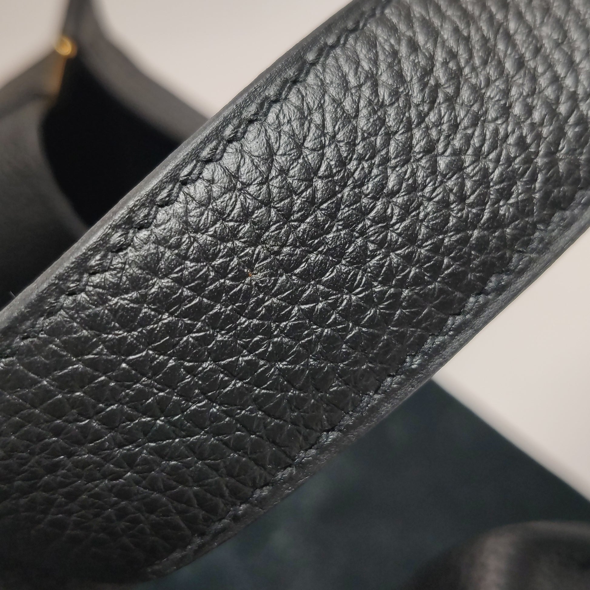 Hermès Picotin 26 Clemence Black GHW