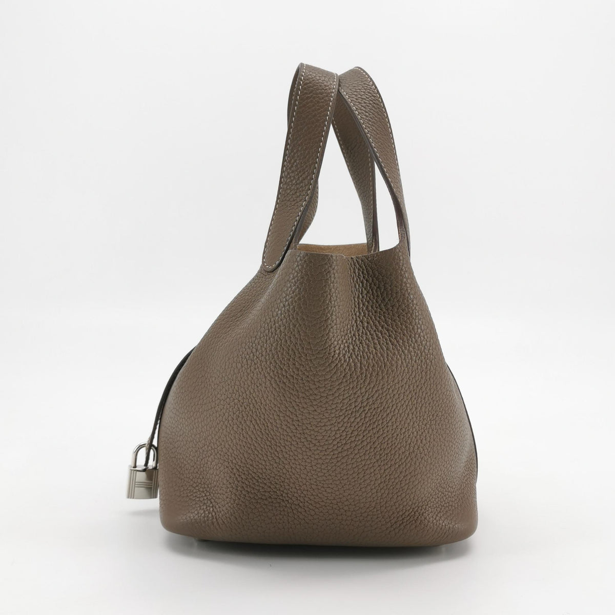 Hermès Picotin 18 Taurillon Clemence Etoupe