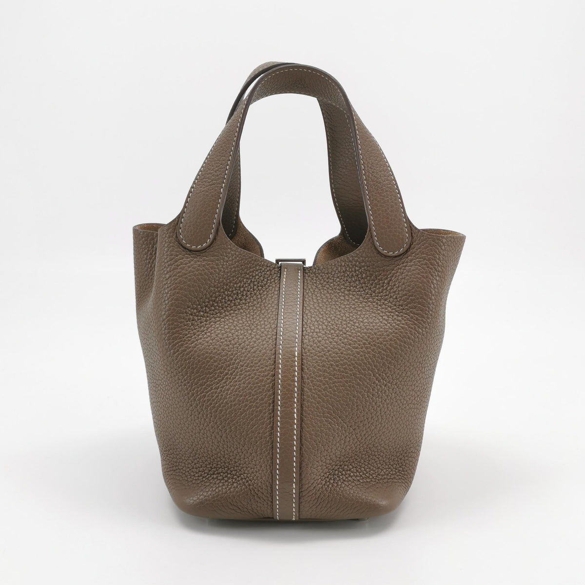 Hermès Picotin 18 Taurillon Clemence Etoupe