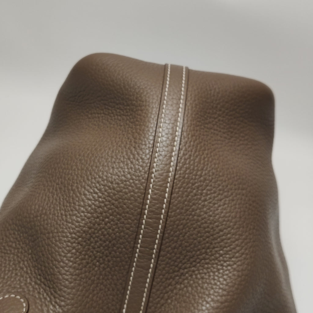 Hermès Picotin 18 Taurillon Clemence Etoupe