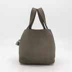 Hermès Picotin 18 Taurillon Clemence Étain