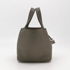 Hermès Picotin 18 Taurillon Clemence Étain