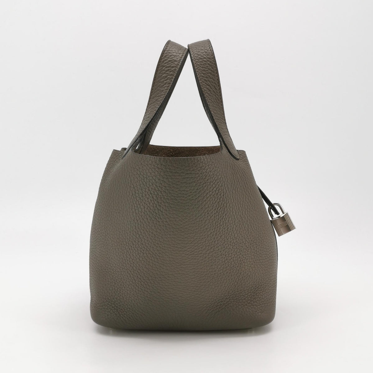 Hermès Picotin 18 Taurillon Clemence Étain