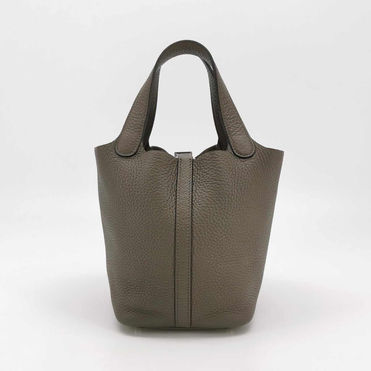 Hermès Picotin 18 Taurillon Clemence Étain