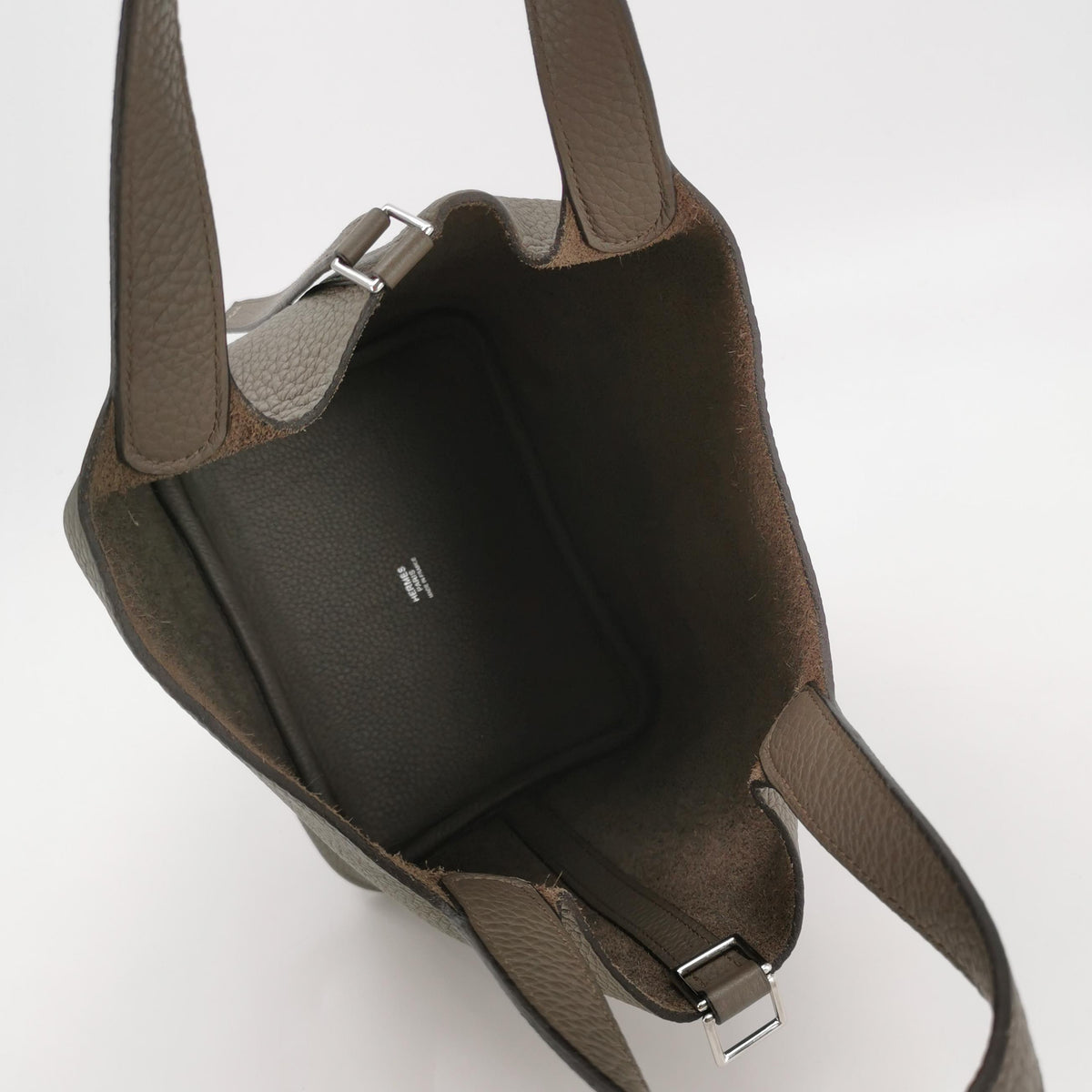 Hermès Picotin 18 Taurillon Clemence Étain