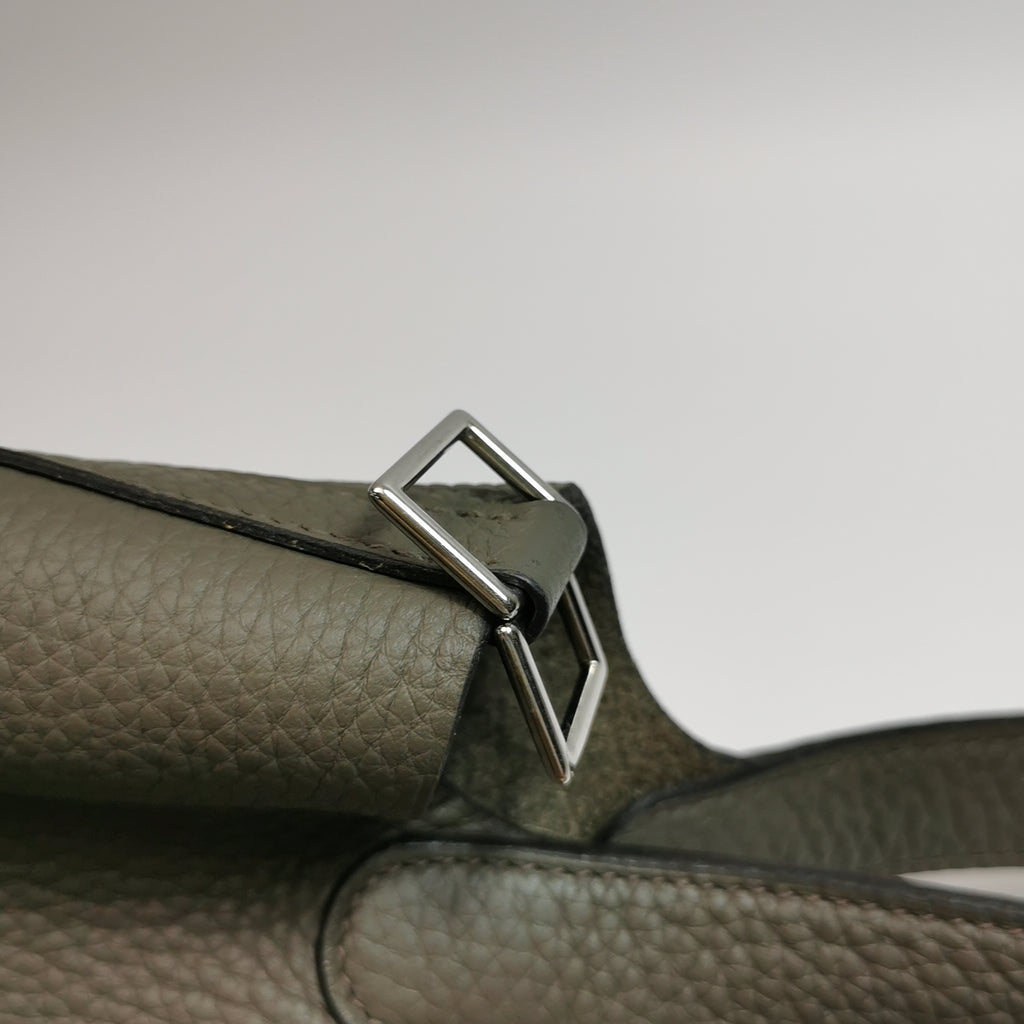 Hermès Picotin 18 Taurillon Clemence Étain