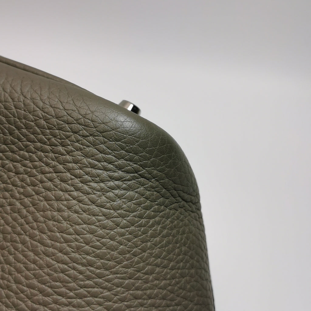 Hermès Picotin 18 Taurillon Clemence Étain