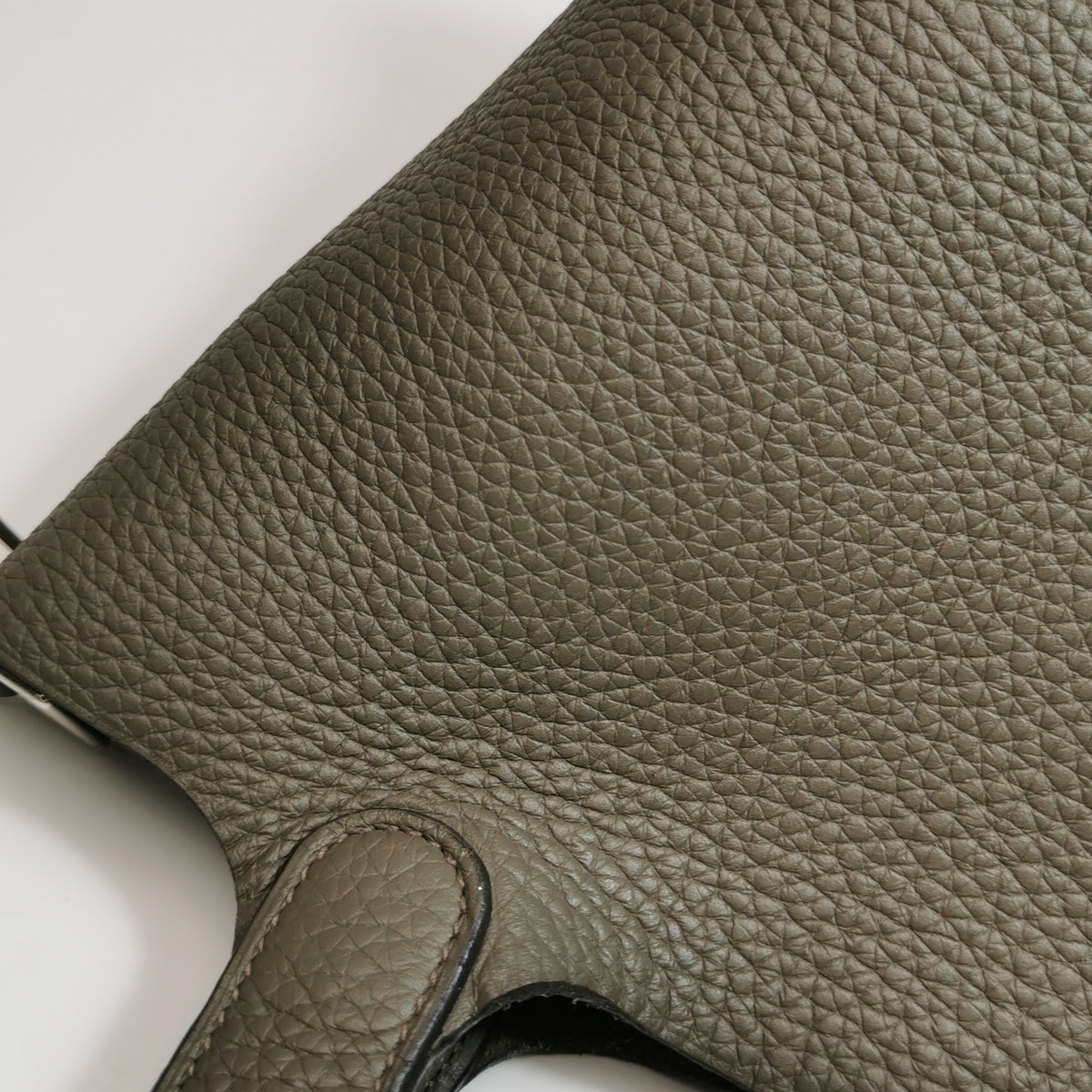Hermès Picotin 18 Taurillon Clemence Étain