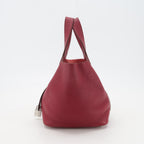Hermes Picotin 18 Red Taurillon Clemence SHW