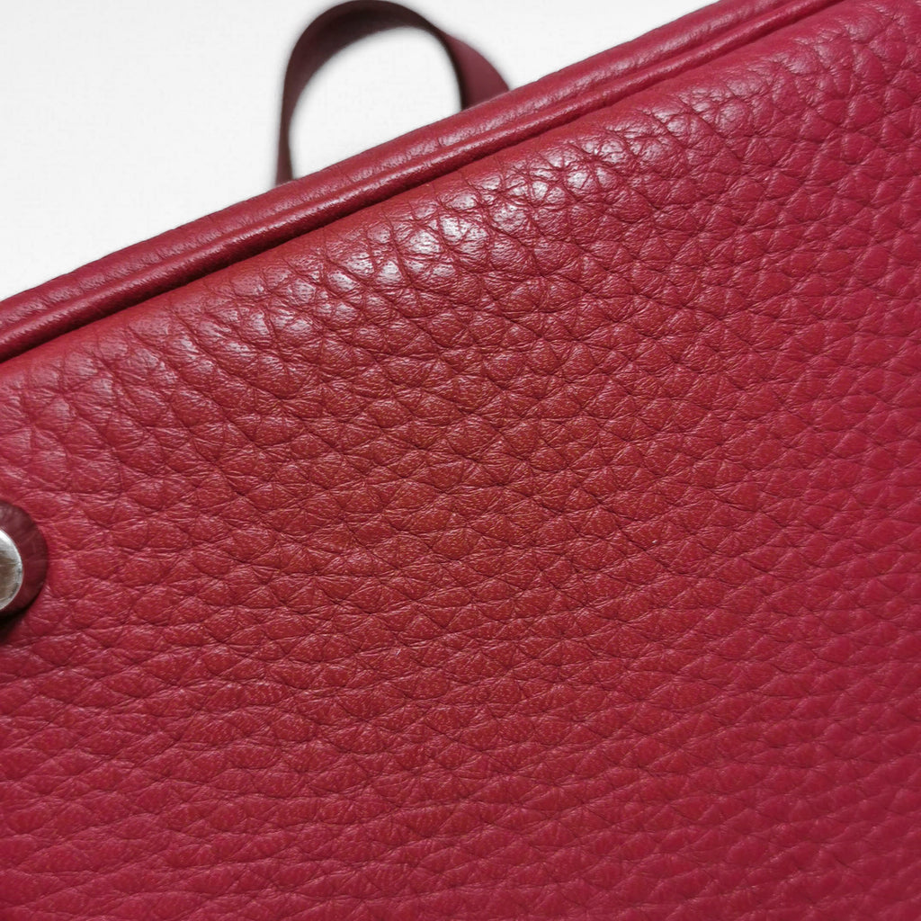 Hermes Picotin 18 Red Taurillon Clemence SHW