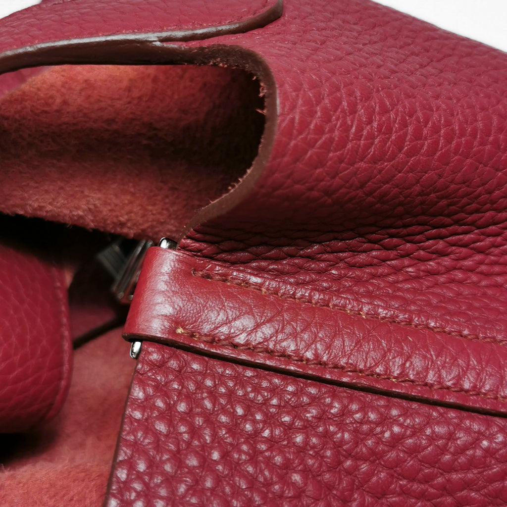 Hermes Picotin 18 Red Taurillon Clemence SHW