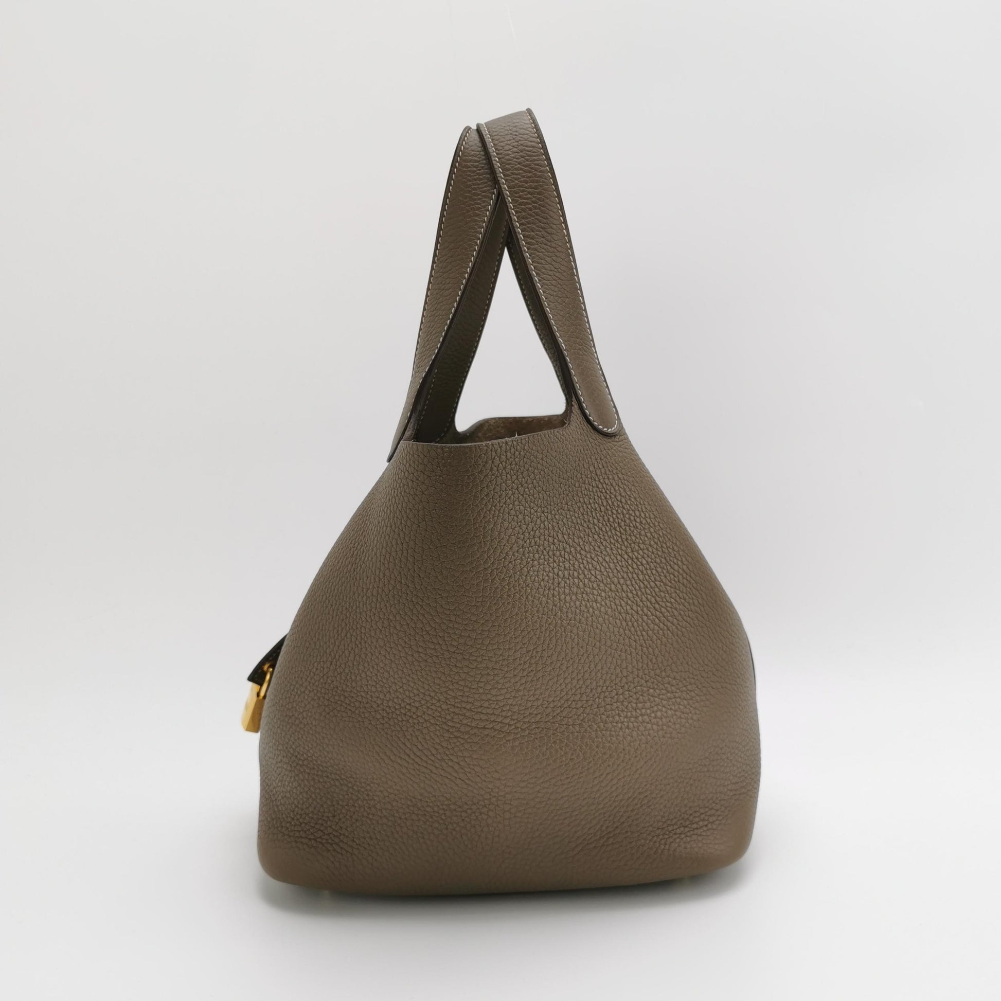 Hermès Picotin 22 Clemence Etoupe GHW