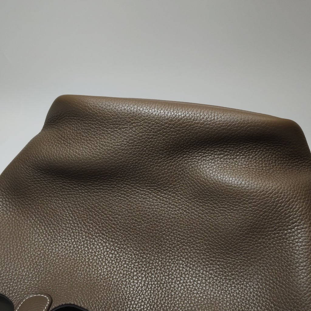 Hermès Picotin 22 Clemence Etoupe GHW