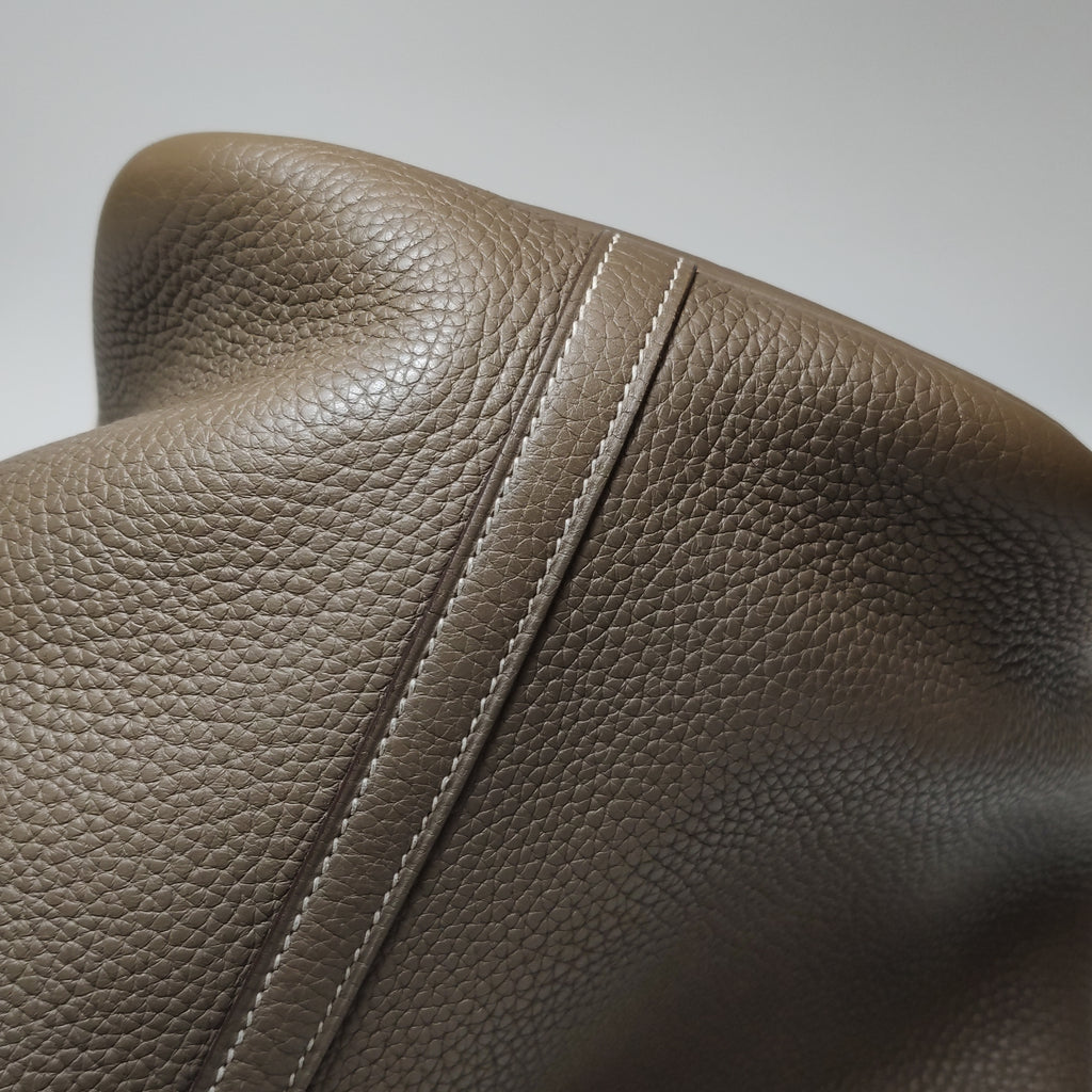 Hermès Picotin 22 Clemence Etoupe GHW