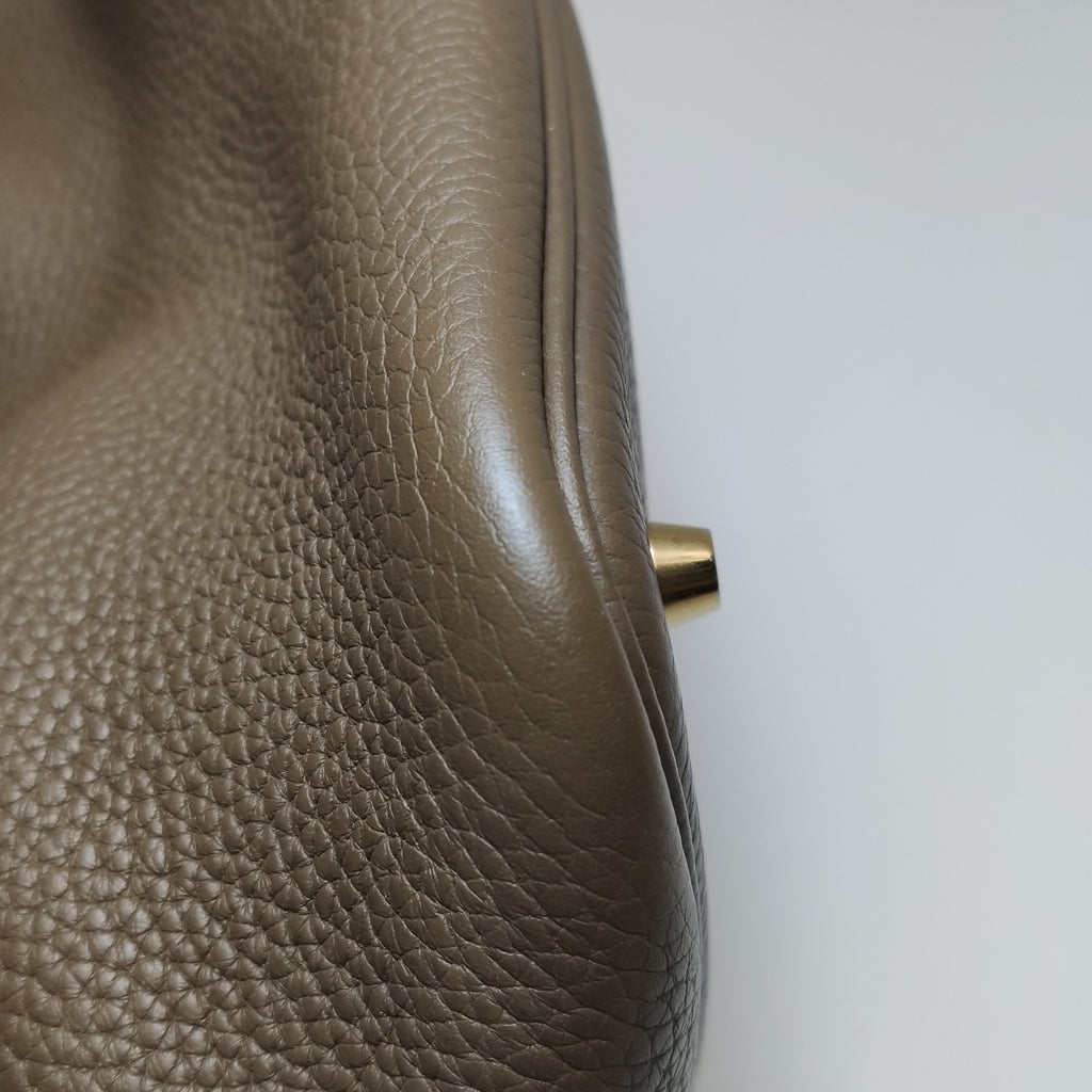 Hermès Picotin 22 Clemence Etoupe GHW