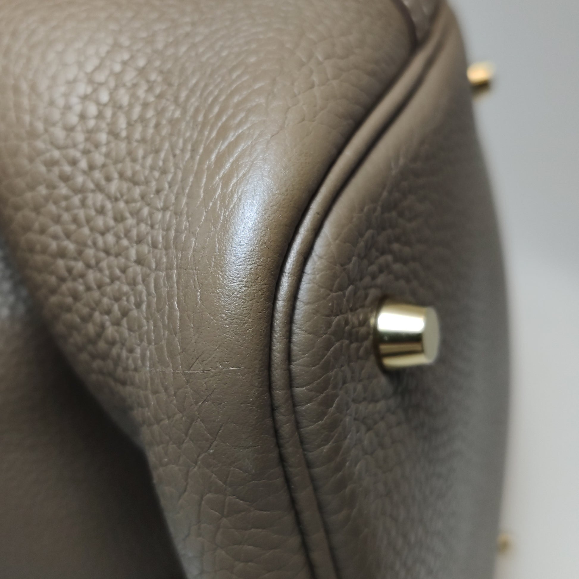 Hermès Picotin 22 Clemence Etoupe GHW