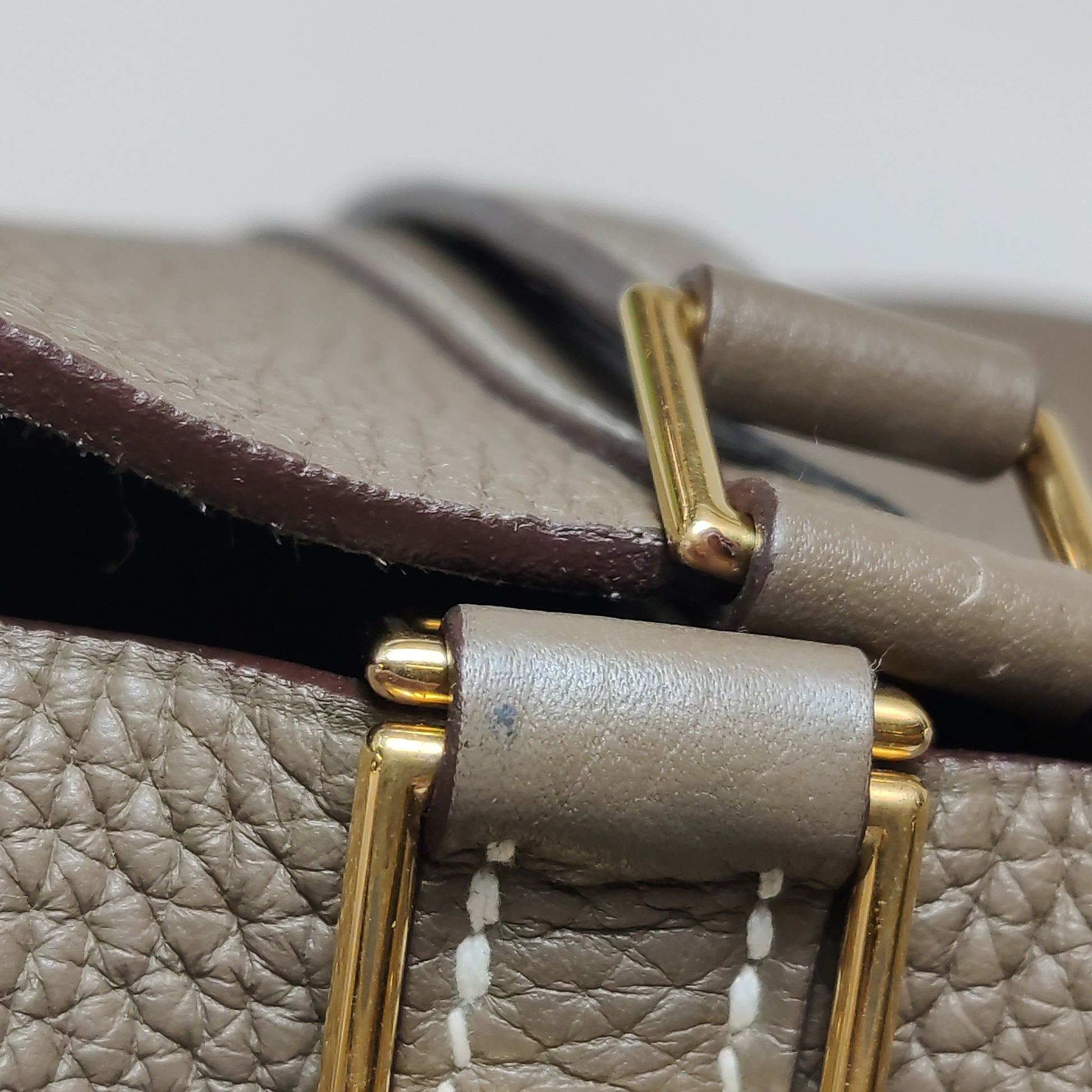 Hermès Picotin 22 Clemence Etoupe GHW