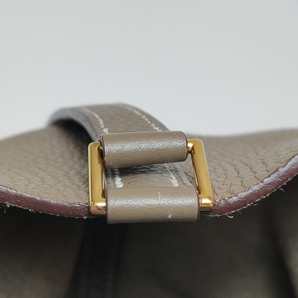 Hermès Picotin 22 Clemence Etoupe GHW