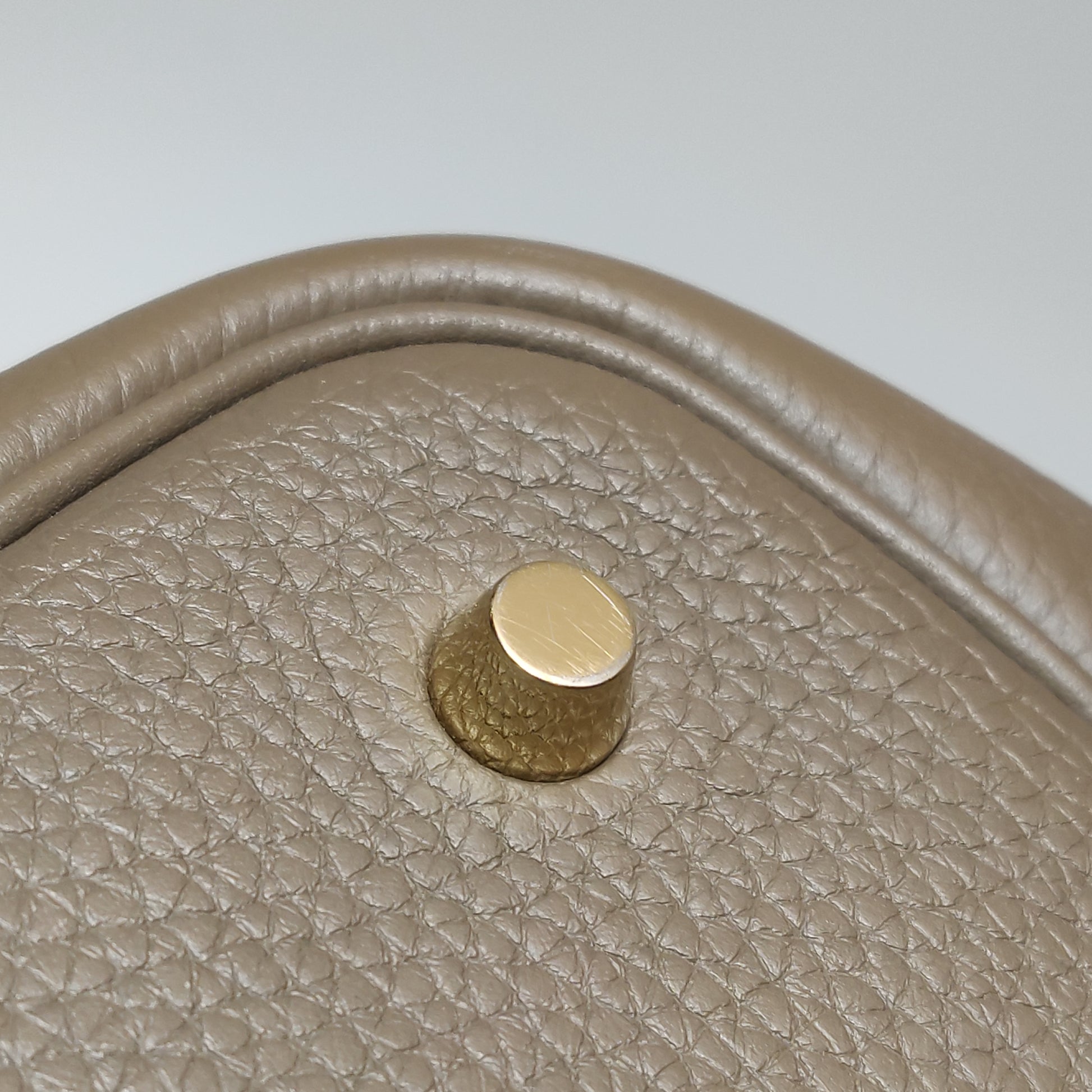 Hermès Picotin 22 Clemence Etoupe GHW