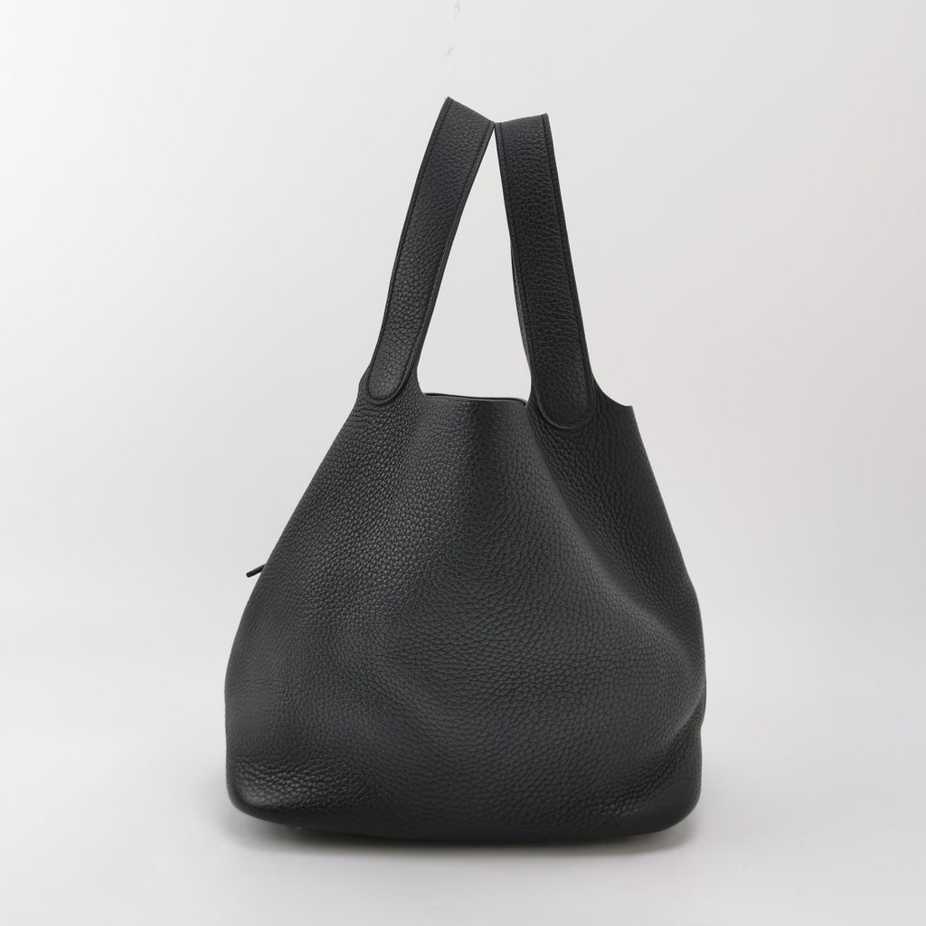 Hermès Picotin 22 Clemence Black SHW