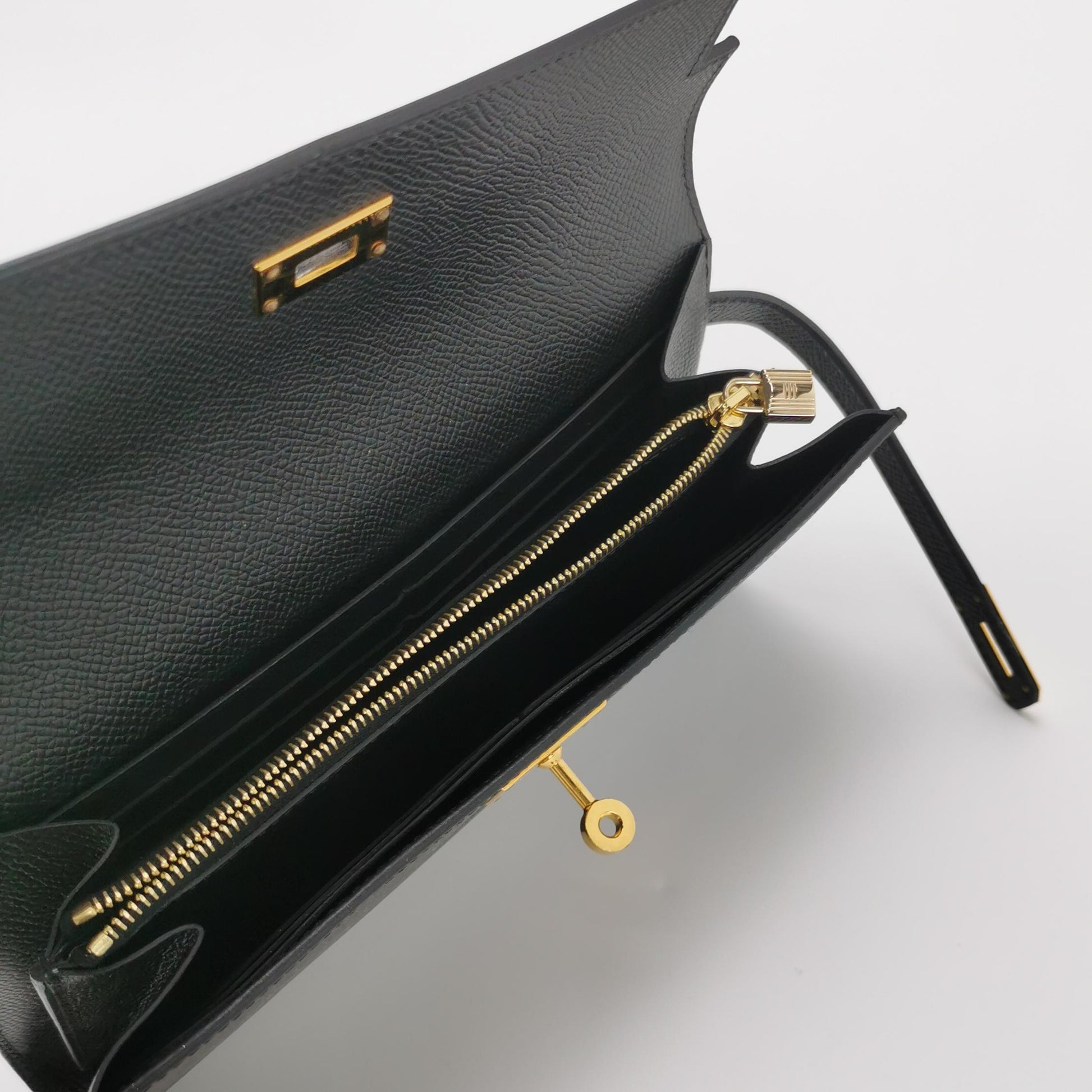 Hermès Kelly Long Wallet Epsom Black