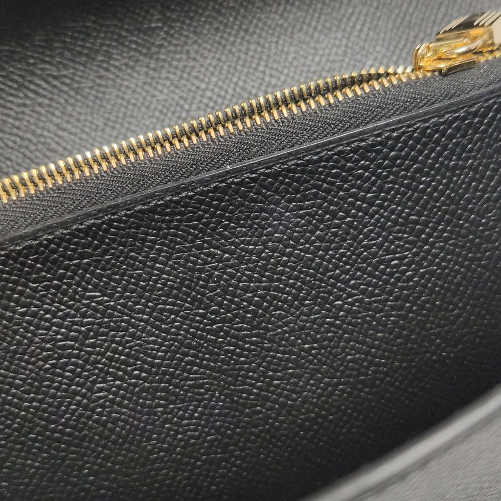 Hermès Kelly Long Wallet Epsom Black