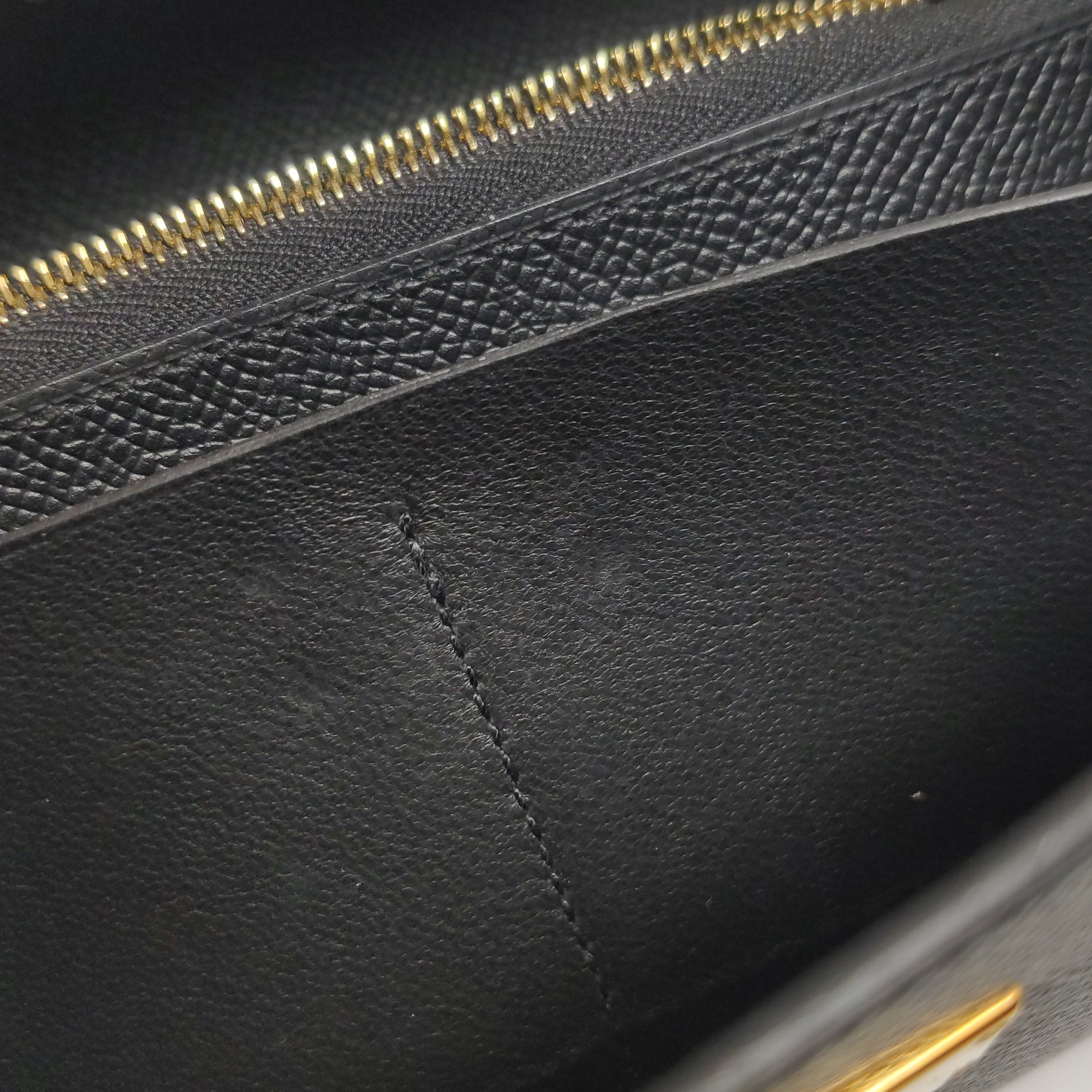 Hermès Kelly Long Wallet Epsom Black