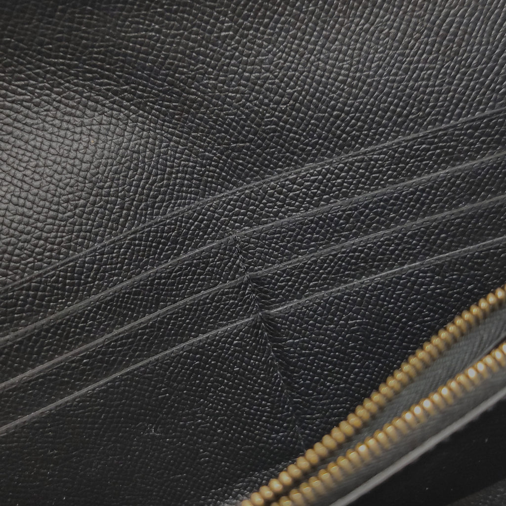 Hermès Kelly Long Wallet Epsom Black