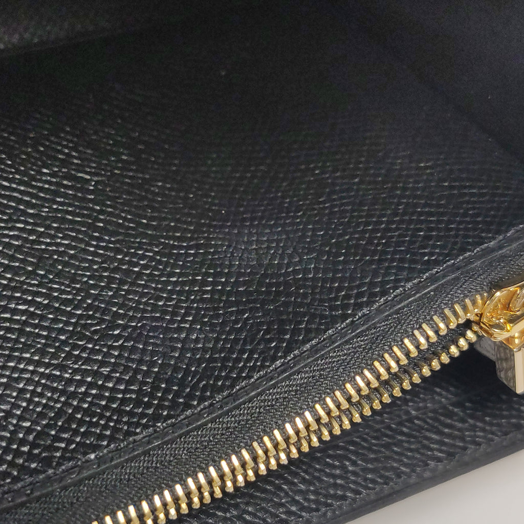 Hermès Kelly Long Wallet Epsom Black