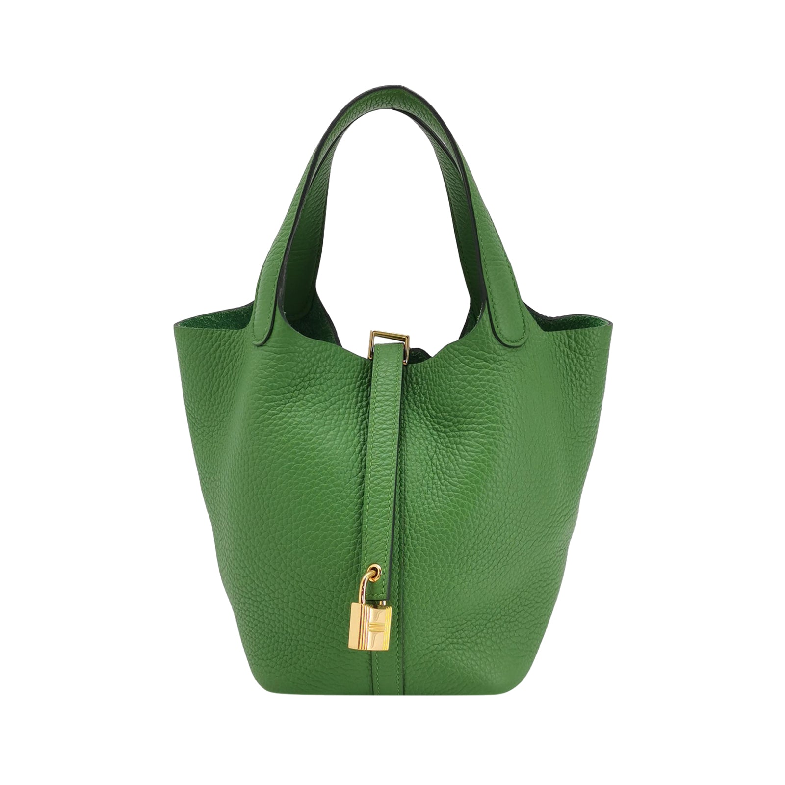 HermèsPicotin 18 Vert Yucca GHW Clemence
